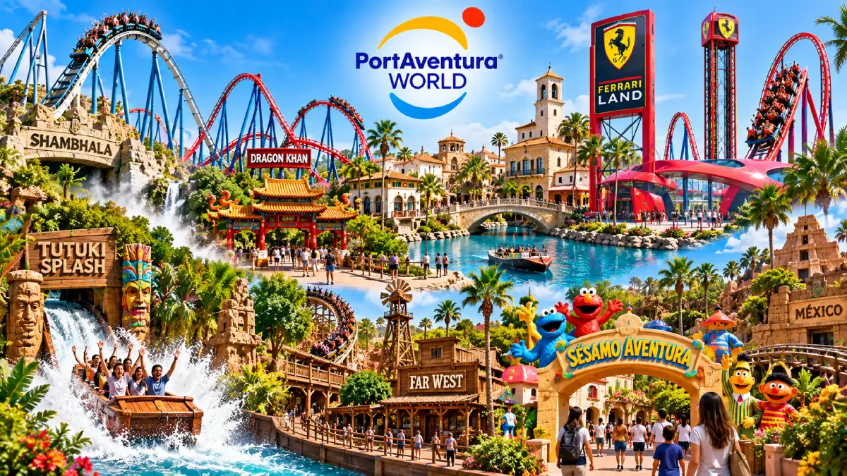 Portaventura Park zonas y atracciones